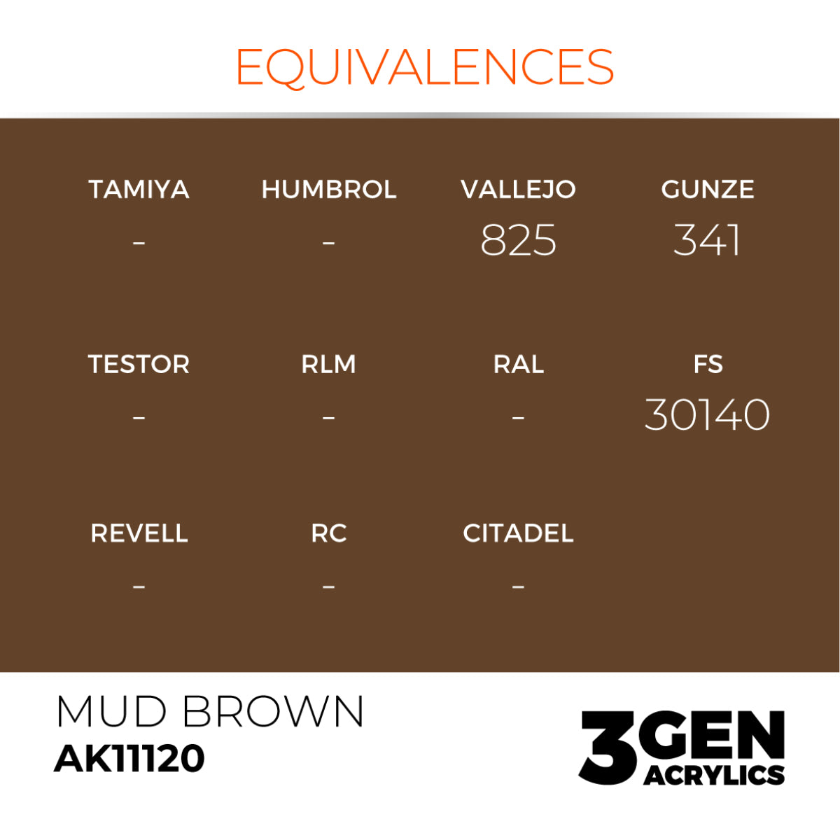 AK11120 MUD BROWN