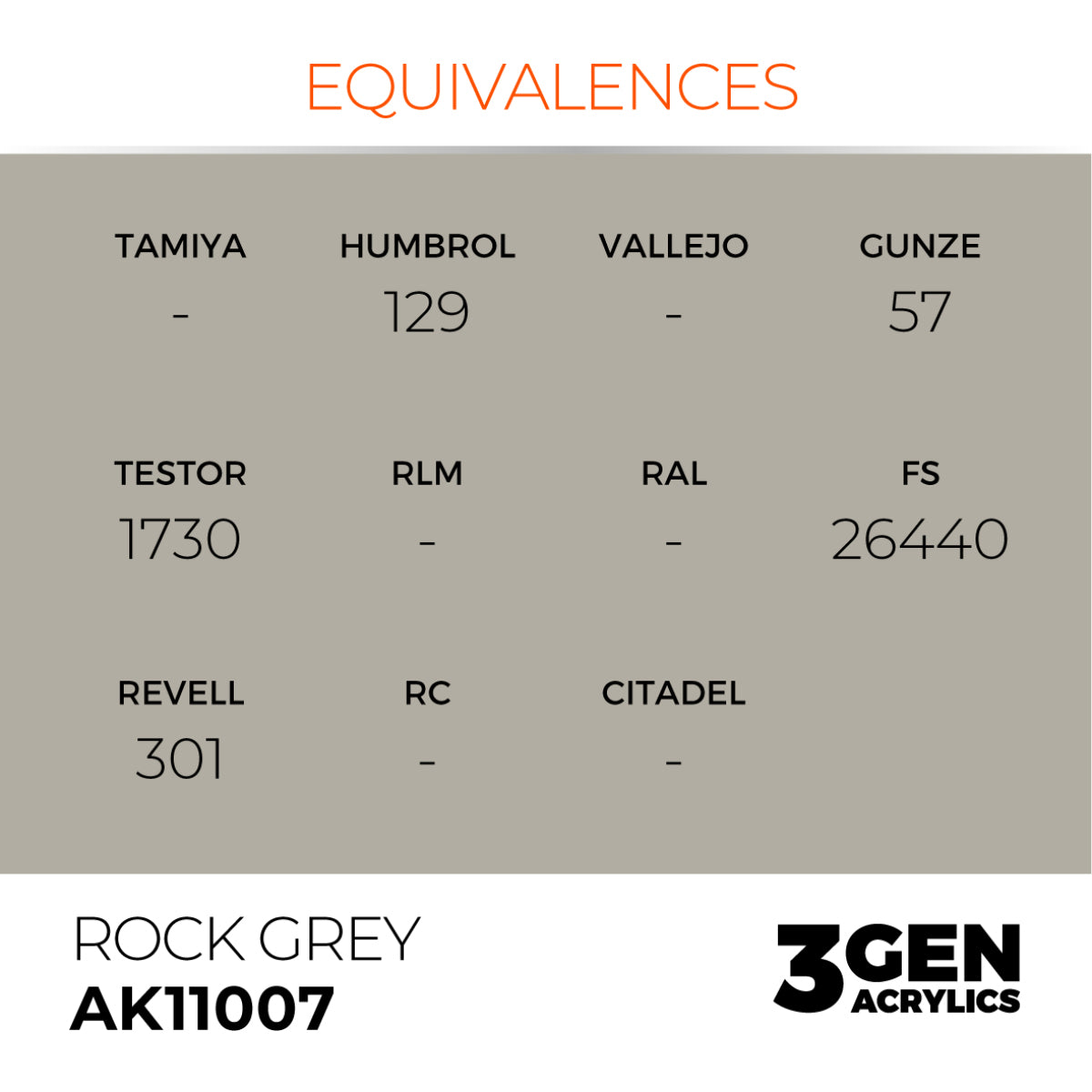 AK11007 ROCK GREY