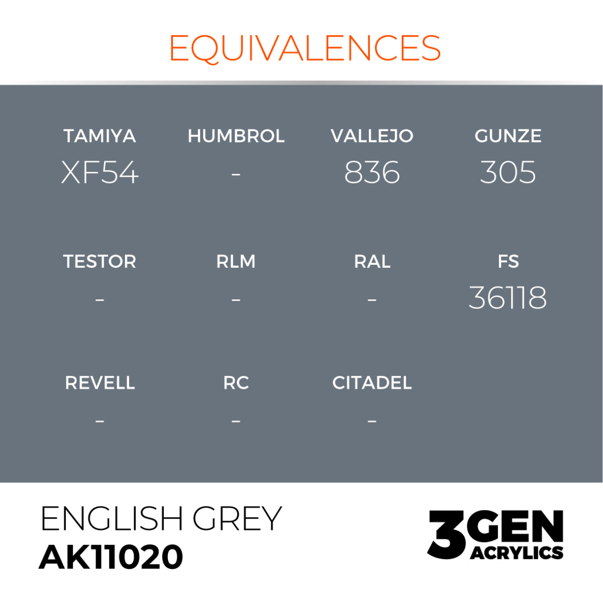 AK11020 ENGLISH GREY
