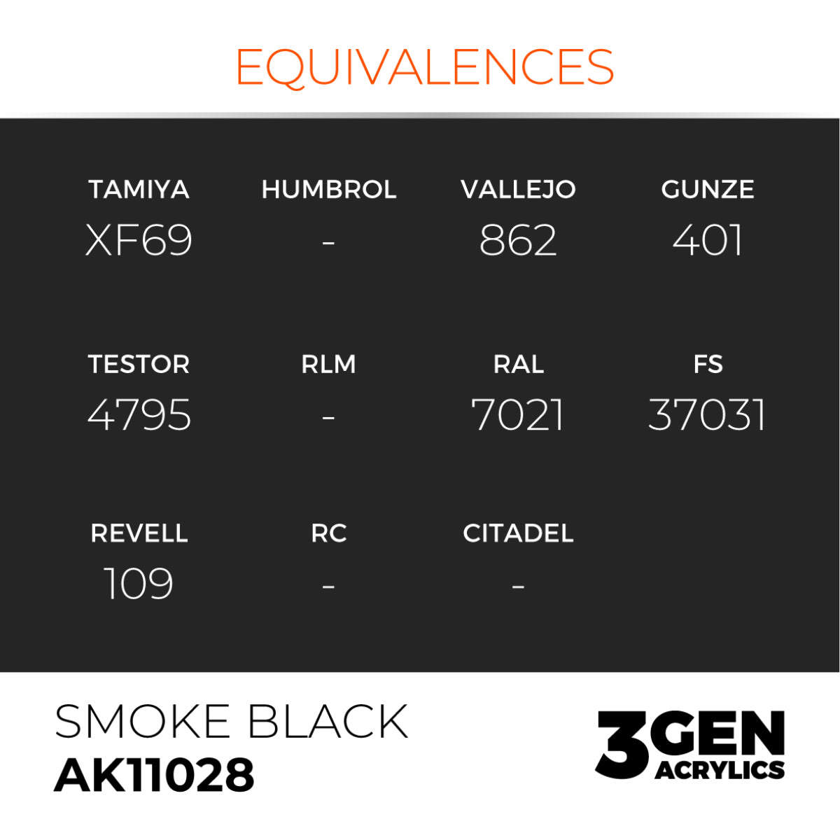 AK11028 SMOKE BLACK