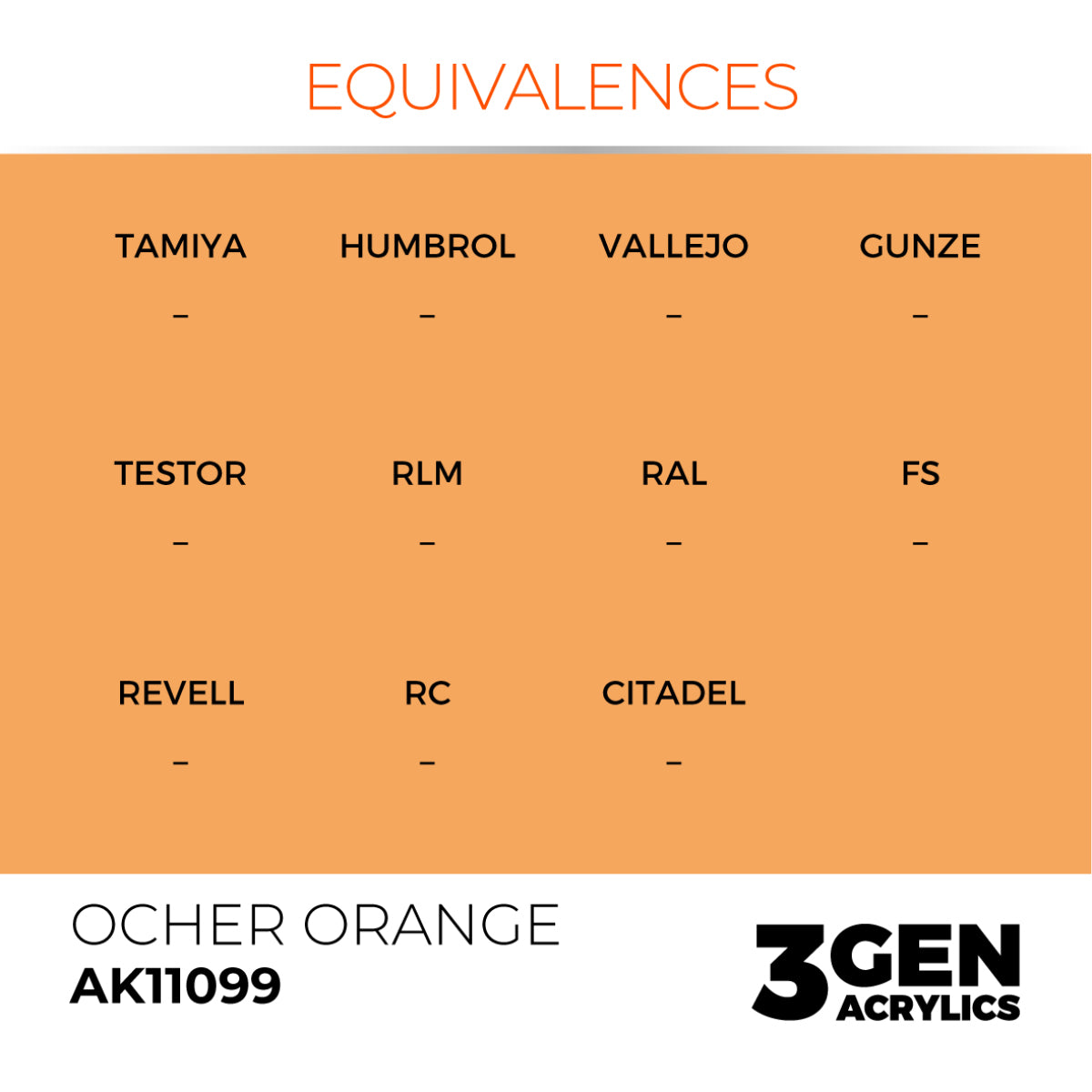 AK11099 OCHER ORANGE