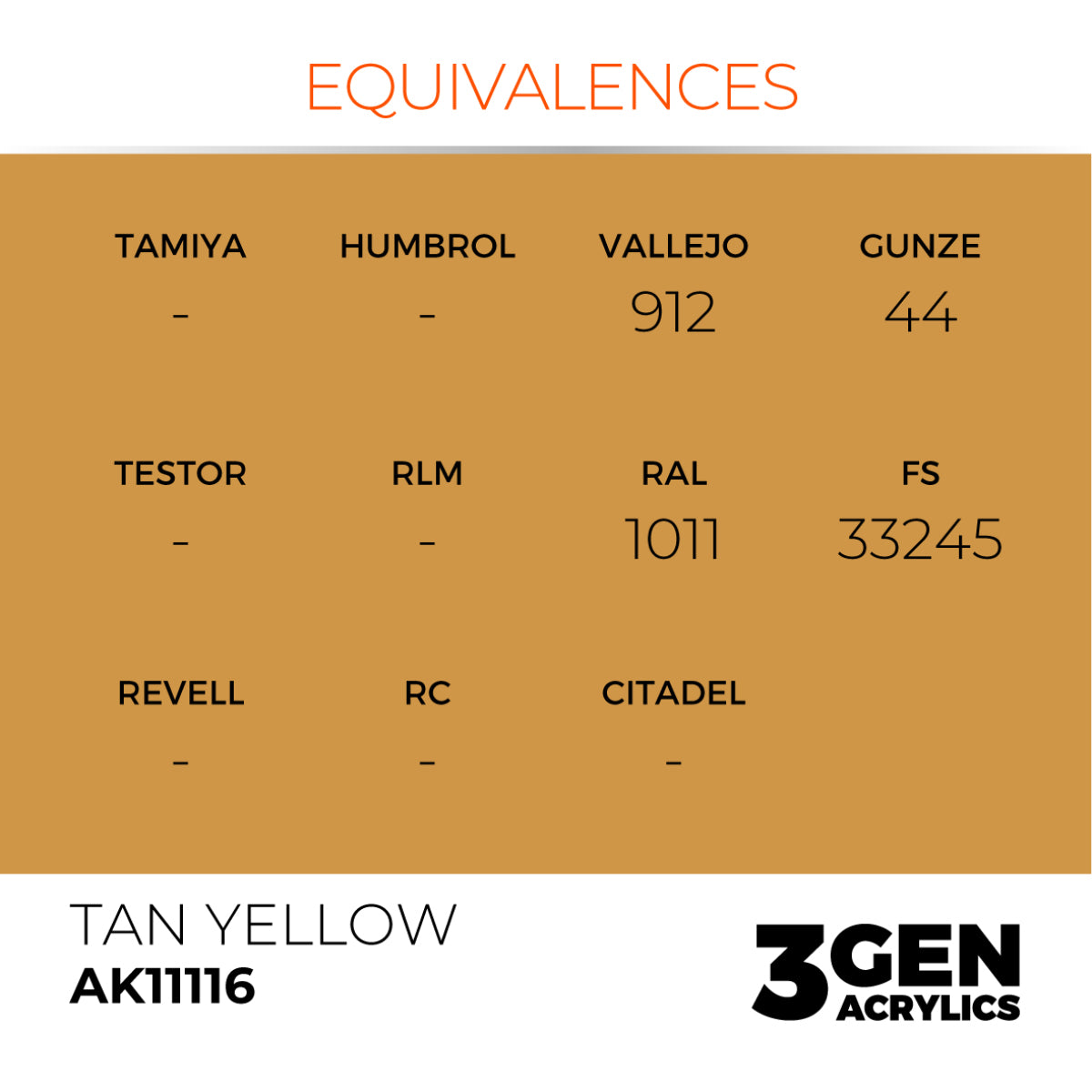AK11116 TAN YELLOW