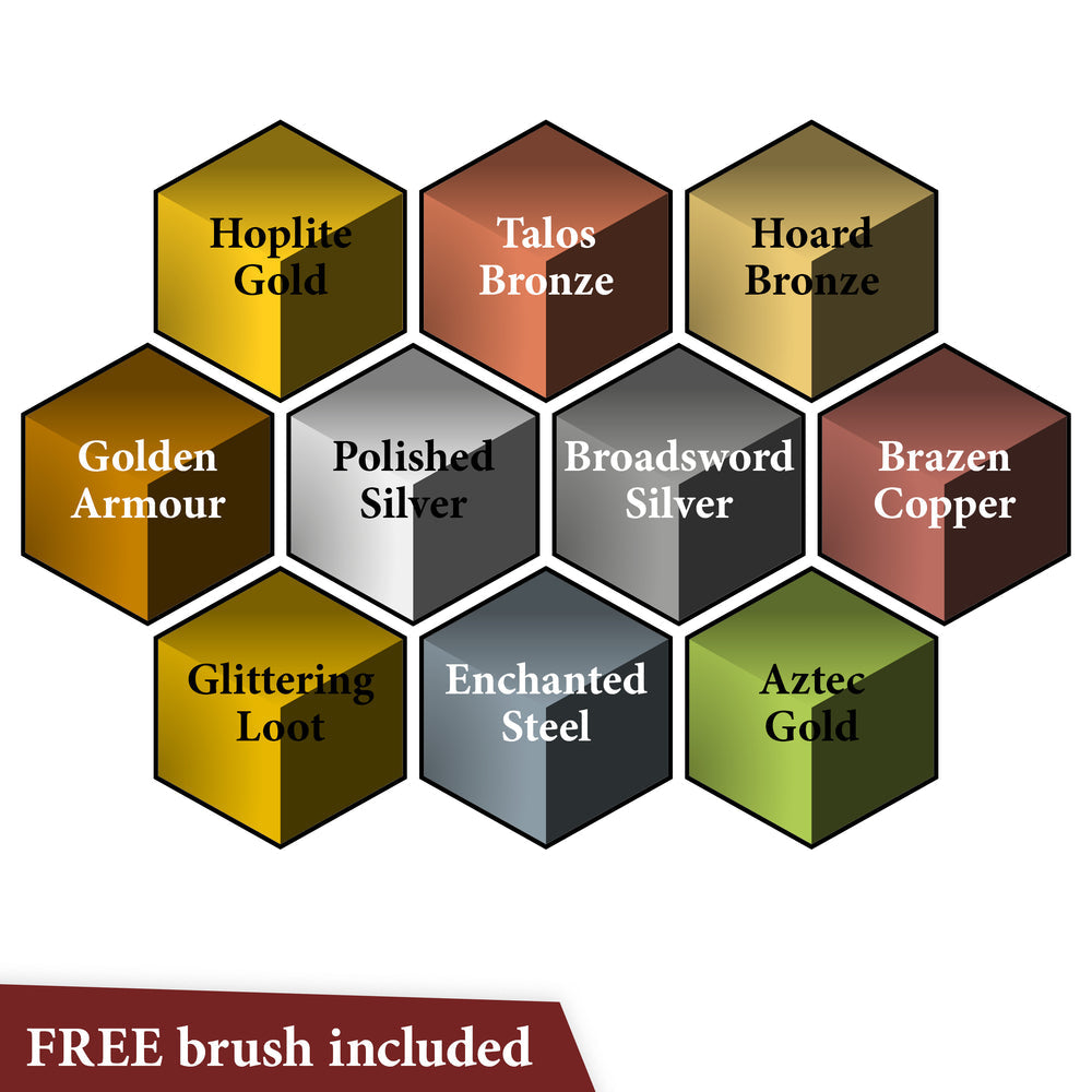 Speedpaints Metallics Paint Set 2.0