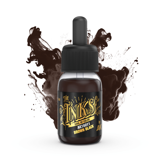 AK16011 TINTA MARRÓN NEGRA – BROWN BLACK INK