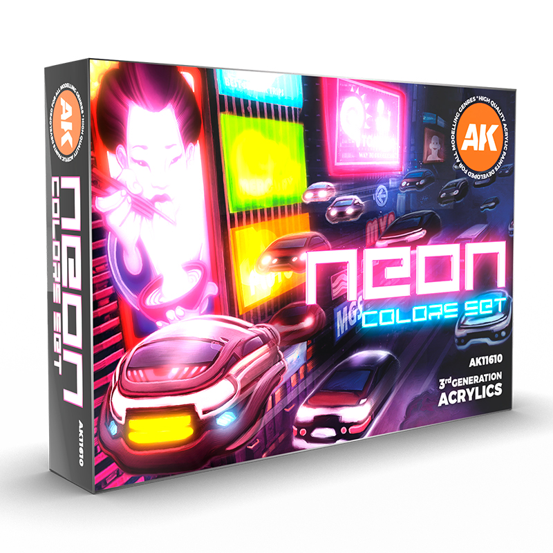 AK11610 SET COLORES NEÓN/FLUO
