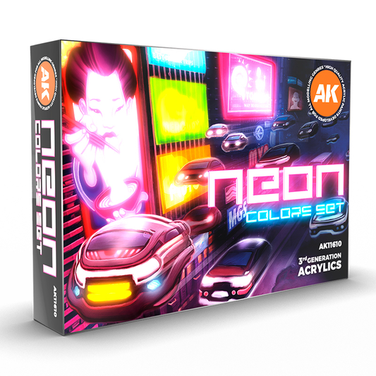 AK11610 SET COLORES NEÓN/FLUO