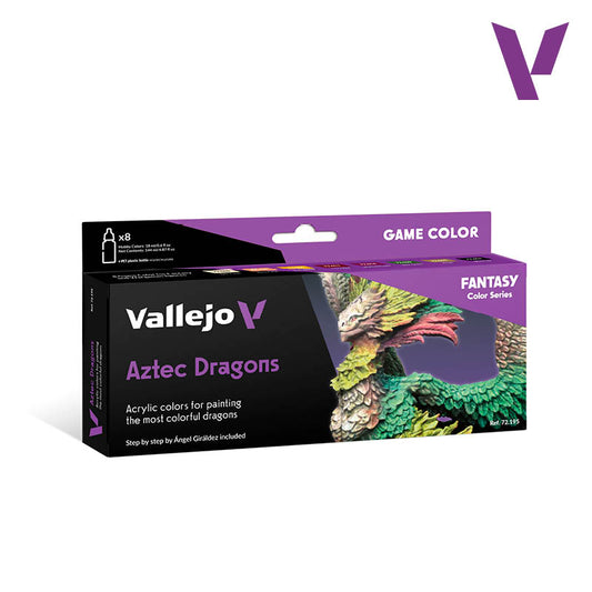 72.195 Game Color Set :Aztec Dragons By A.Giraldez